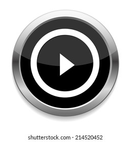 Play button web icon
