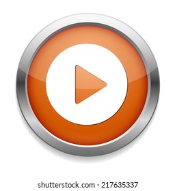 Play button web icon
