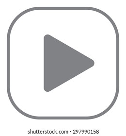 Play button web icon
