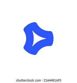 play buttton media logo design vector sign