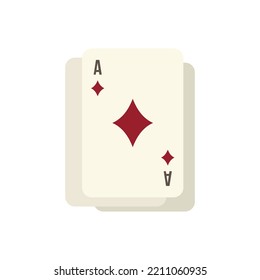 Play cards icon. Flat illustration of Play cards vector icon isolated on white background