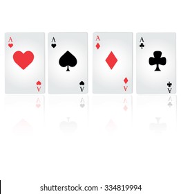 play cards vector icons