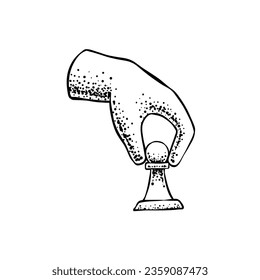 Play Chess Hand Drawn Icon