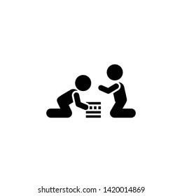 Play, children, boys, toys icon. Element of children pictogram. Premium quality graphic design icon. Signs and symbols collection icon