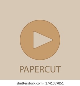 Reproducir en un icono de círculo. Glifo simple, vector plano de iconos web para ui y ux, sitio web o aplicación móvil