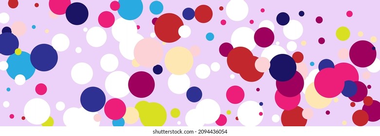 Play Circles Indigo Children White Pink Background. Green Beige Rainbow Color Violet Wallpaper. Purple Multicolor Red Yellow Blue Pattern. Vivid Kids Dark Bright Pastel Vibrant Textile.