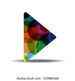Play Colorful Vector Icon Design