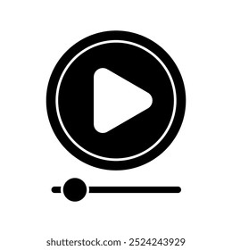 play concept line icon. Simple element illustration. play concept outline symbol design.