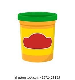 Play Dough, Kindergarten Vector Illustration