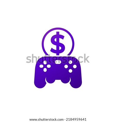 play to earn icon with a gamepad
