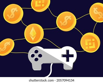 Play To Earn, Token, Play Game, Coin