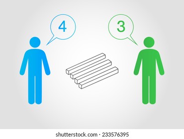 Play and exercise with your brain. How many planks do you see in this mind-breaker?