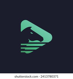 play farm logo design. digital film farm logo design.