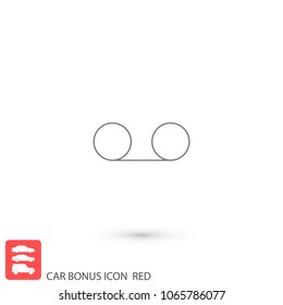 Play the film  vector icon 
