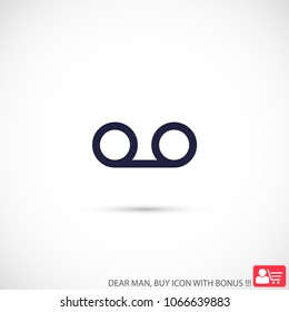 Play the film  vector icon 