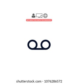 Play the film  vector icon 