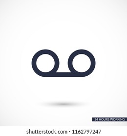 Play the film vector icon 