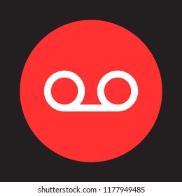 Play the film  vector icon 