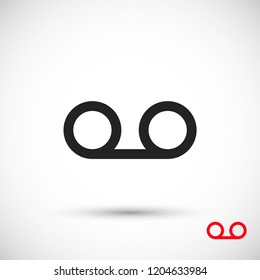 Play the film  vector icon 