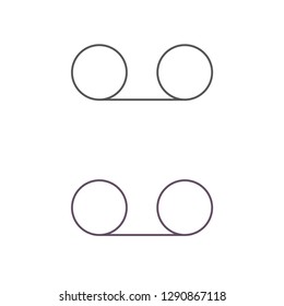 Play the film  vector icon 