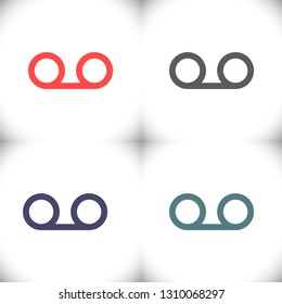 Play the film  vector icon 