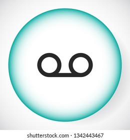 Play the film  vector icon 