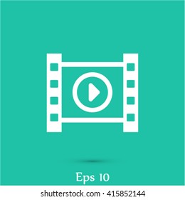 play the film vector icon