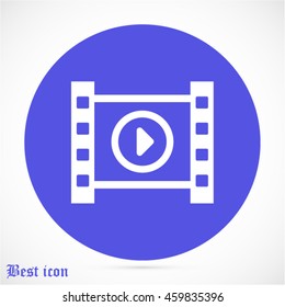 play the film vector icon