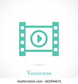 play the film vector icon