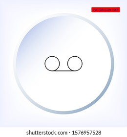 Play the film vector icon , lorem ipsum Flat design