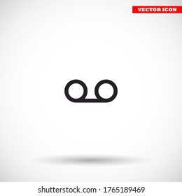 Reproducir el icono del vector de película , lorem ipsum Diseño plano