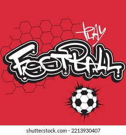 Play Footbal Graphic Design pattern