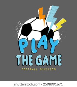 play the game football division vector