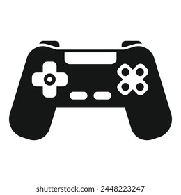 Play game joystick icon simple vector. Coping skills. Attitude advice help