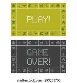 Play and Game Over Screen Notification