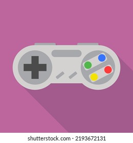 Reproducir el vector de juego icono de joystick aislado, signo de controlador de equipo gamepad.