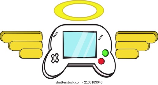 play games to heaven ,Joystick icons .vector illustration.