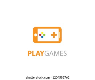 Play games Phone logo design