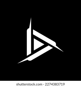 Play geometric simple creative logo