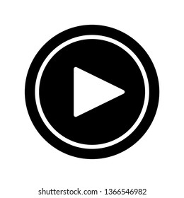 play glyph icon