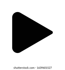 Play with glyph icon vector
