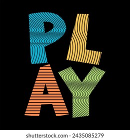 Play Graphic tees design for tshirt print