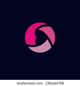 play heart logo vector icon illustration