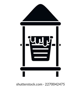 Play house icon simple vector. Aqua pool. Tube aquatic