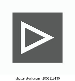 play icon, arrow vector, play button illustration