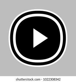 Play icon black