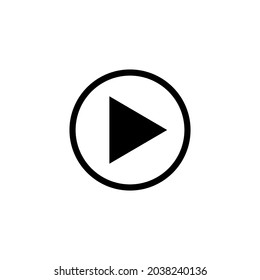 Play Icon. Play button sign and symbol