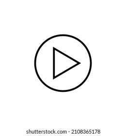 Play Icon. Play button sign and symbol