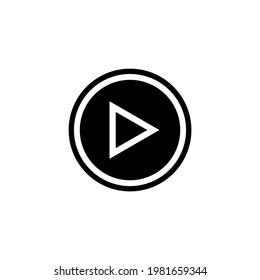 Play icon. Can be used in the apps. Vector EPS 10.