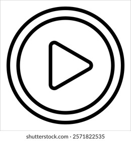 Play Icon Element For Design